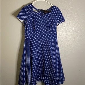 Retro style a line dress